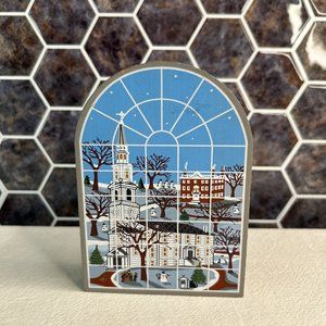 Cat's Meow 2000 Windows of the Seasons - Winter Window - Hand Signed Blemishes*